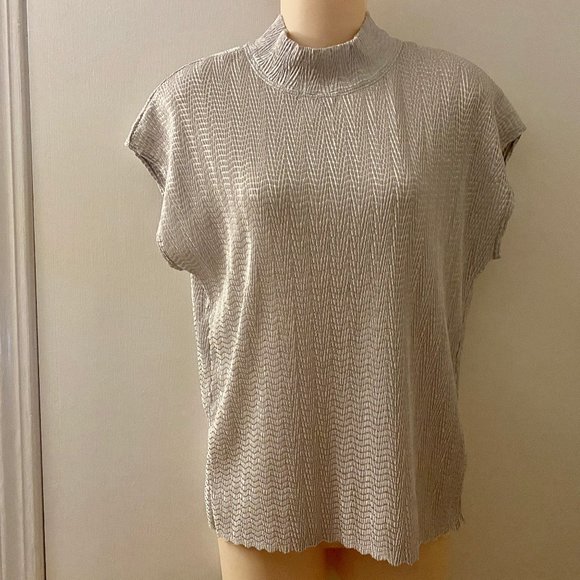 Vintage Woman TanJay Nice Basic Capsule Top Blouse M - Picture 1 of 4